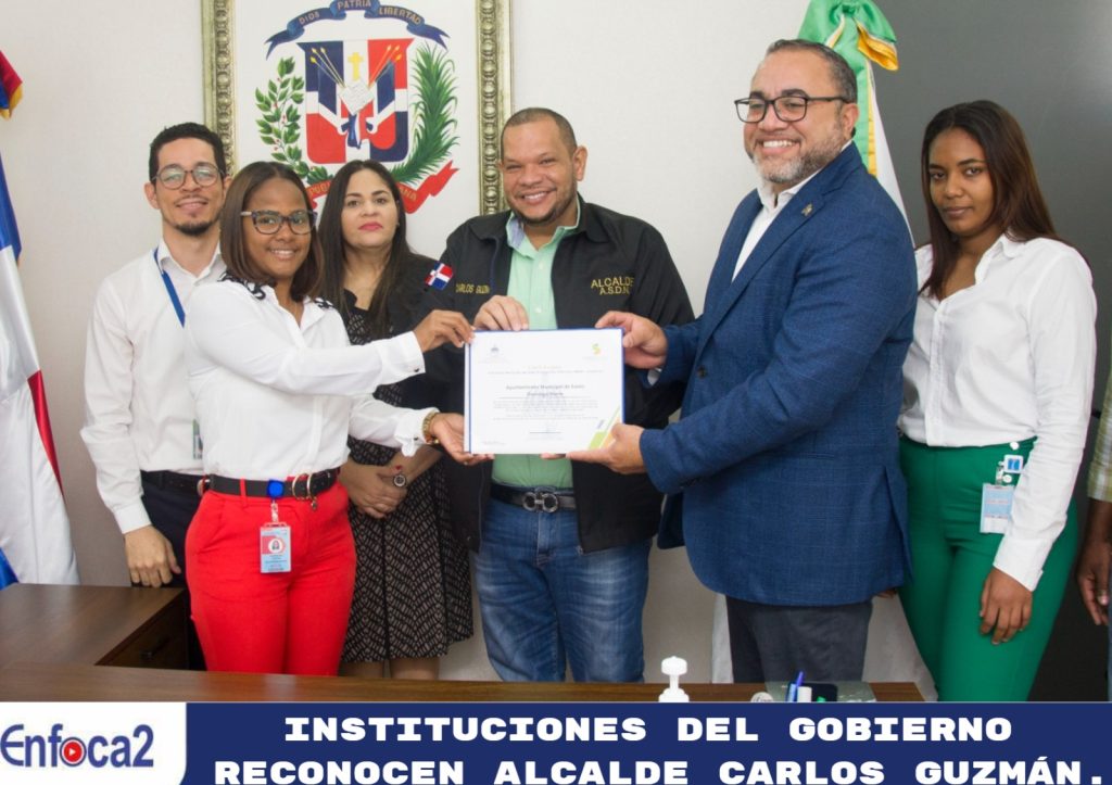 Instituciones del Gobierno reconocen alcalde Carlos Guzmán.