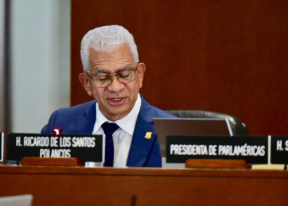 Ricardo de los Santos reitera OEA Senado RD busca soluciones a males conjuntos con diplomacia parlamentaria